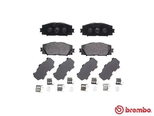 Kit de plaquettes de frein, frein à disque BREMBO P 83 141