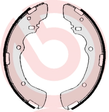 Jeu de mâchoires de frein BREMBO S 54 511