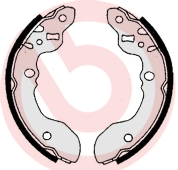 Jeu de mâchoires de frein BREMBO S 79 516