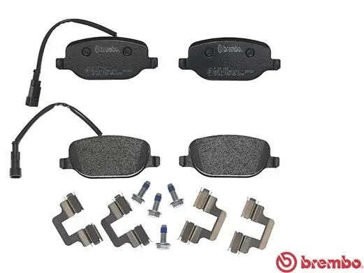 Kit de plaquettes de frein, frein à disque BREMBO P 23 152