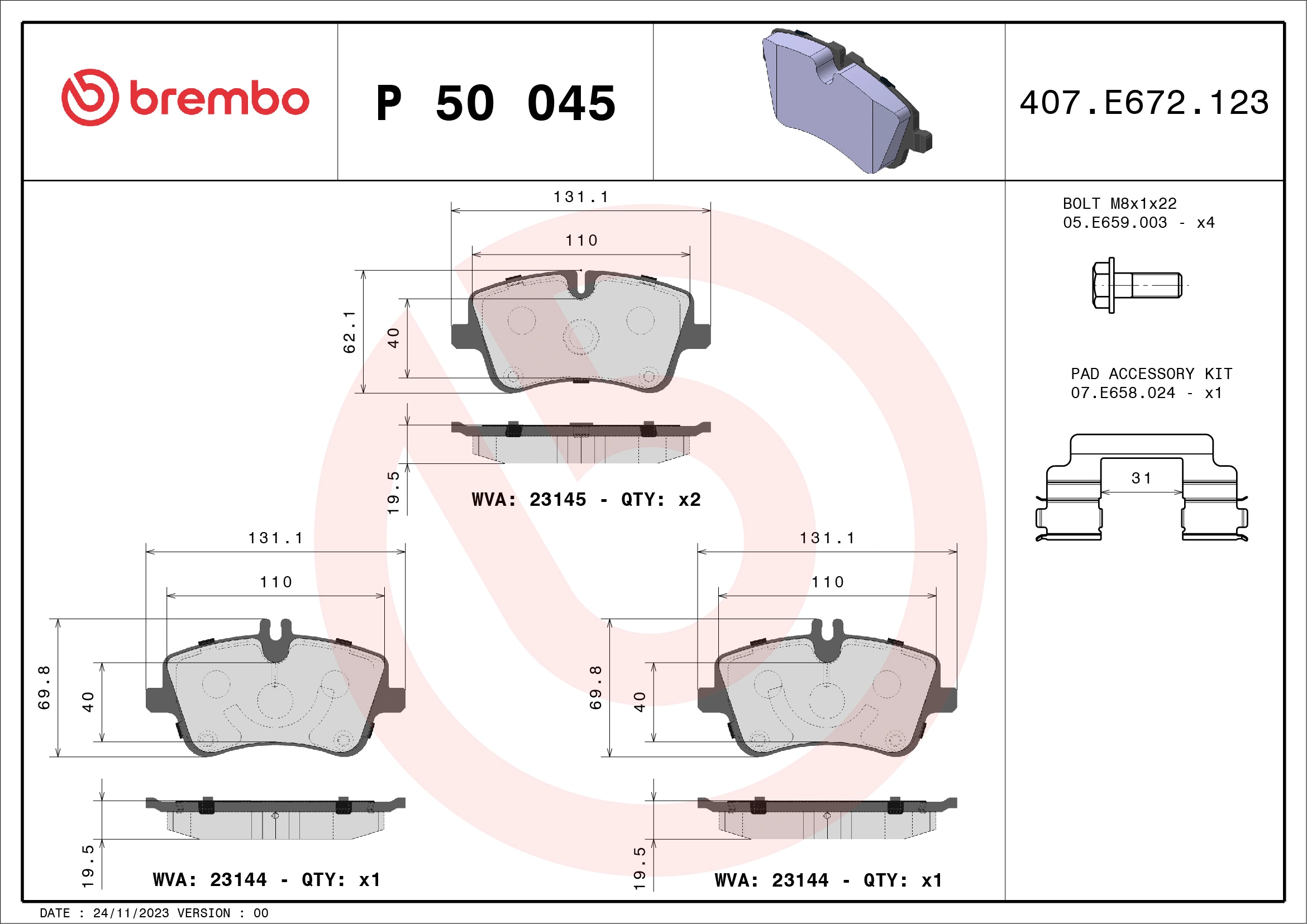 BREMBO P 50 045