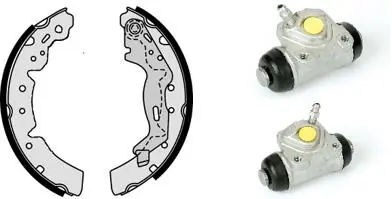 Jeu de mâchoires de frein BREMBO H 83 017