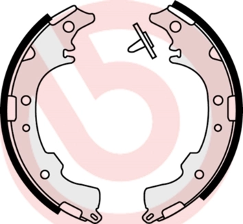 Jeu de mâchoires de frein BREMBO S 83 540