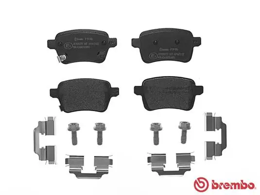 Kit de plaquettes de frein, frein à disque BREMBO P 59 086