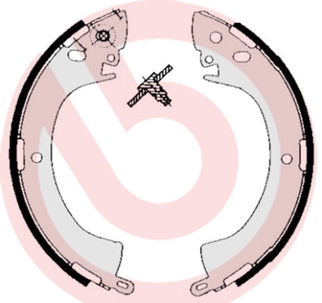 Jeu de mâchoires de frein BREMBO S 54 506