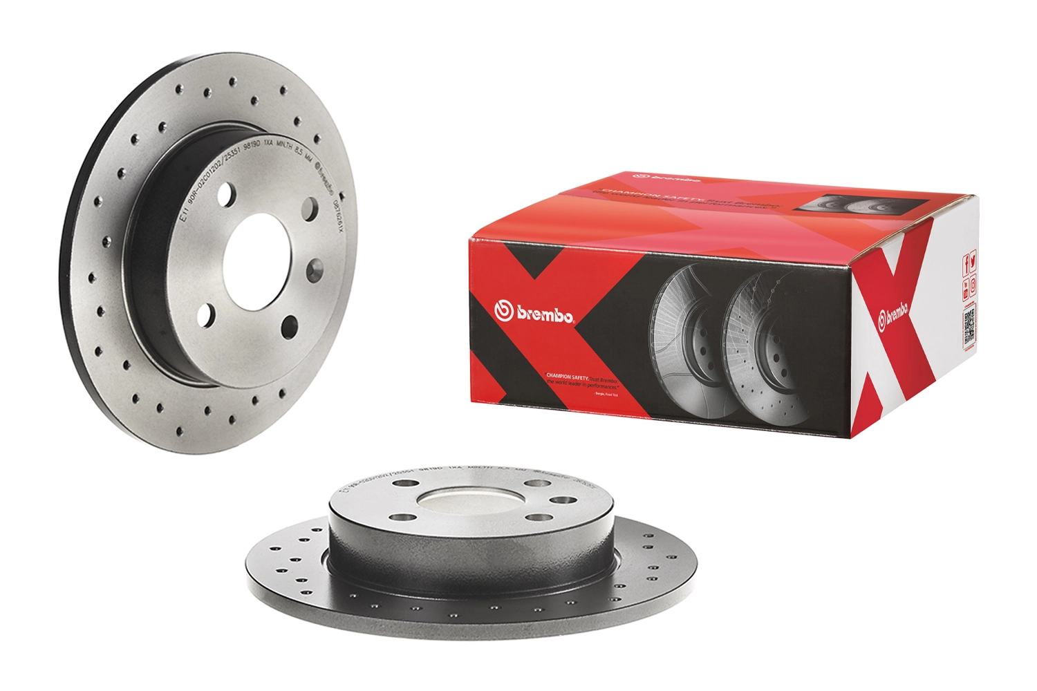 Disque de frein BREMBO 08.7626.1X