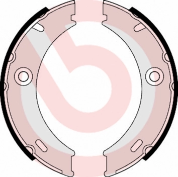 Jeu de mâchoires de frein, frein de stationnement BREMBO S 50 513