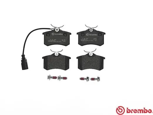 Kit de plaquettes de frein, frein à disque BREMBO P 85 058