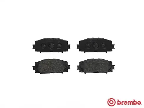 Kit de plaquettes de frein, frein à disque BREMBO P 83 106