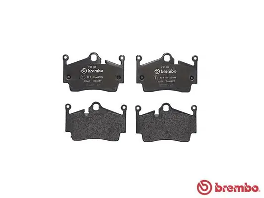 Kit de plaquettes de frein, frein à disque BREMBO P 65 028