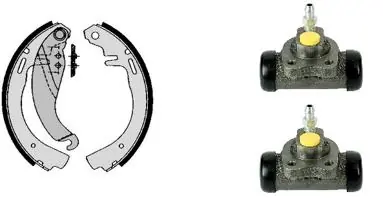 Jeu de mâchoires de frein BREMBO H 59 012