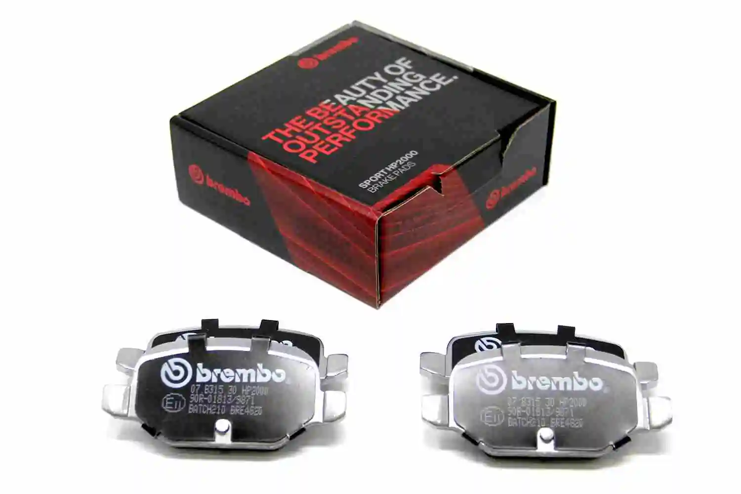 Kit de plaquettes de freins de haute performance BREMBO 07.B315.30