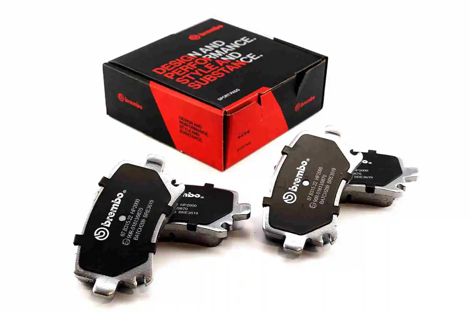 Kit de plaquettes de freins de haute performance BREMBO 07.B315.22