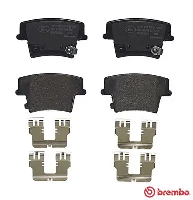 Kit de plaquettes de frein, frein à disque BREMBO P 11 040