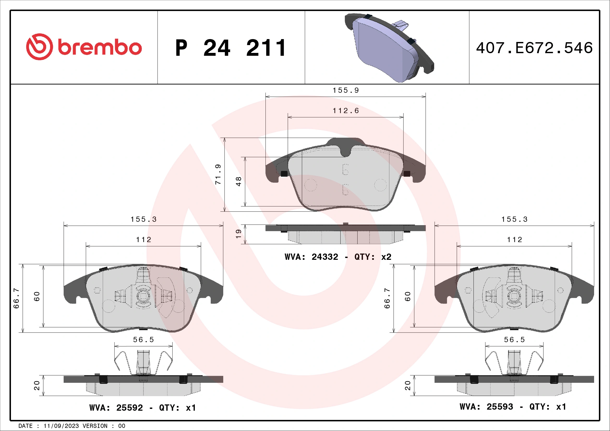 BREMBO P 24 211