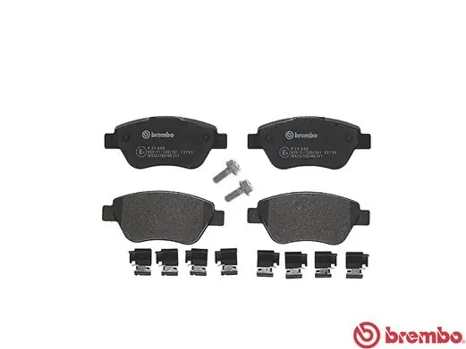 Kit de plaquettes de frein, frein à disque BREMBO P 23 099