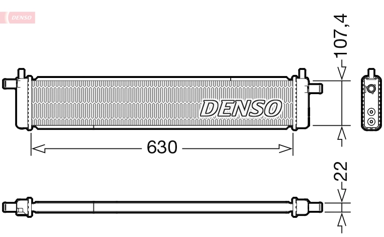 Радіатор охолоджування DENSO DRM51013