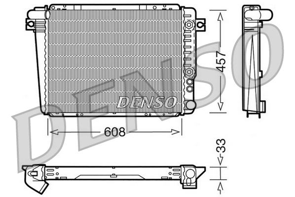 Radiator, engine cooling