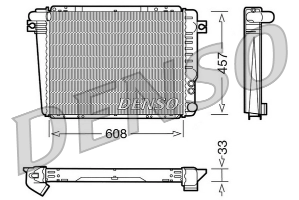 Radiator, engine cooling