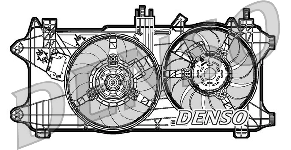Ventilateur, refroidissement du moteur DENSO DER09027