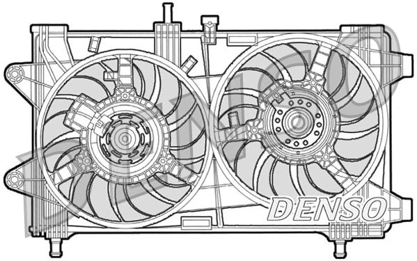 Ventilateur, refroidissement du moteur DENSO DER09036