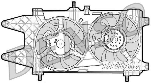 Ventilateur, refroidissement du moteur DENSO DER09037