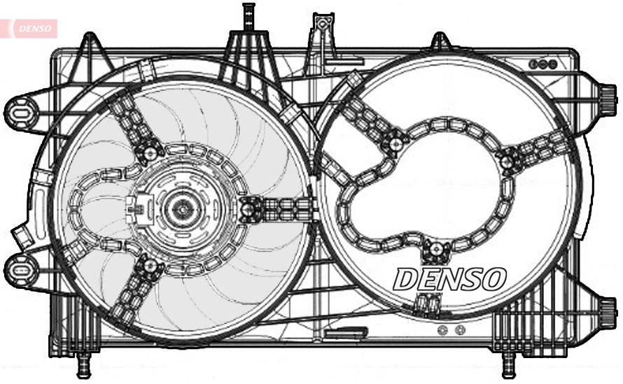 Ventilateur, refroidissement du moteur DENSO DER13012