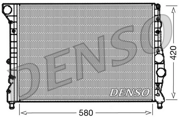 Radiateur, refroidissement du moteur DENSO DRM01001