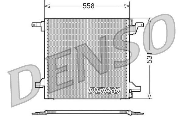 Condenseur, climatisation DENSO DCN17022
