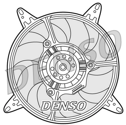 Ventilateur, refroidissement du moteur DENSO DER09290