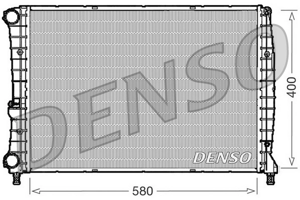 Radiateur, refroidissement du moteur DENSO DRM01002
