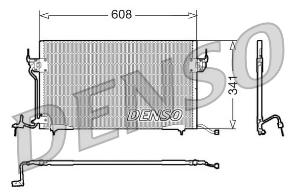 Condenseur, climatisation DENSO DCN21010