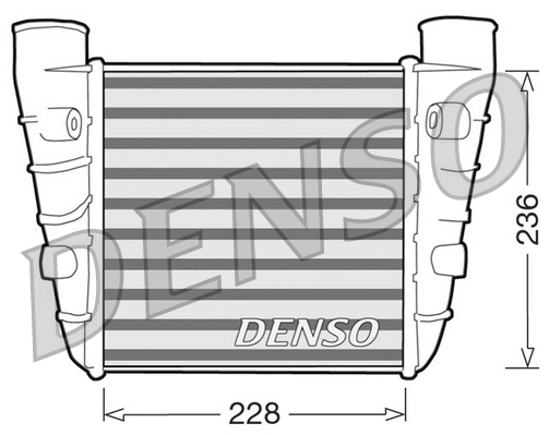 Intercooler, échangeur DENSO DIT99001