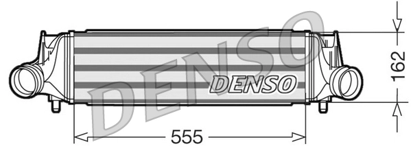 Intercooler, échangeur DENSO DIT02035