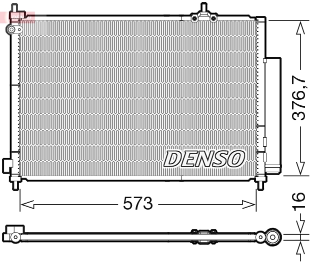 Condenseur, climatisation DENSO DCN40031