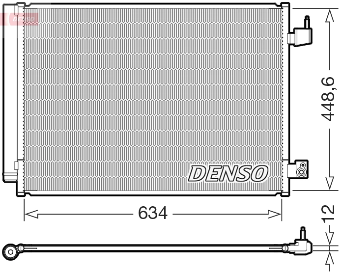 Condenseur, climatisation DENSO DCN17031