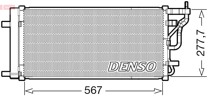 Condenseur, climatisation DENSO DCN41024