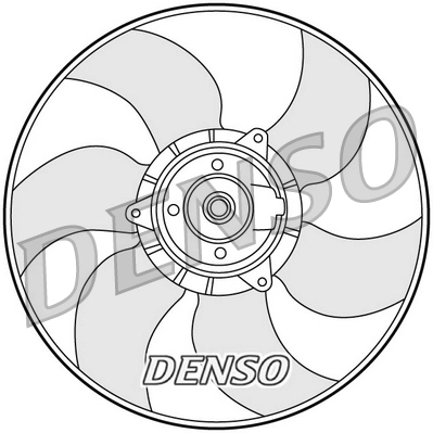 Ventilateur, refroidissement du moteur DENSO DER23001