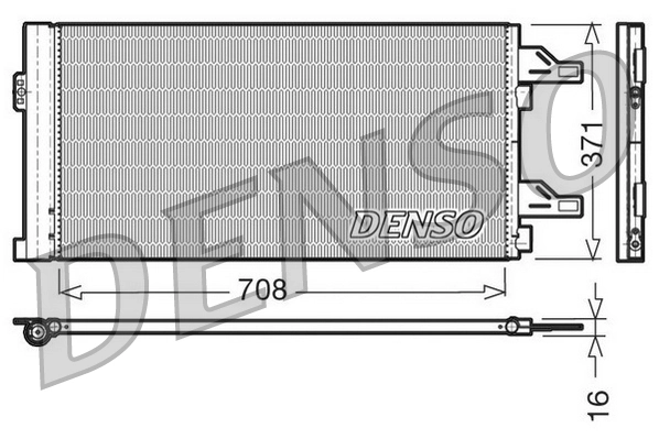 Condenseur, climatisation DENSO DCN07002