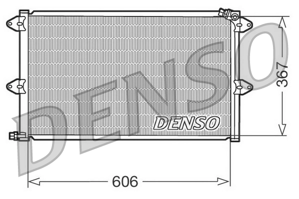 Condenseur, climatisation DENSO DCN27001