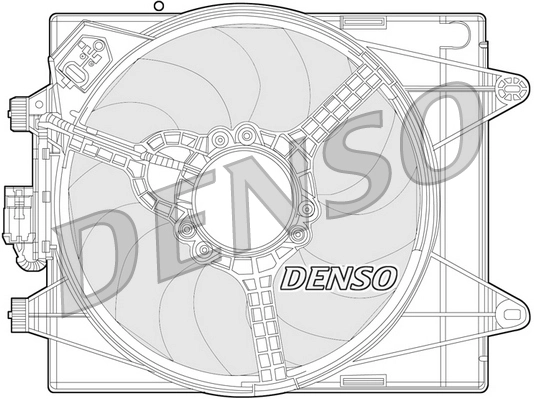 Ventilateur, refroidissement du moteur DENSO DER13005