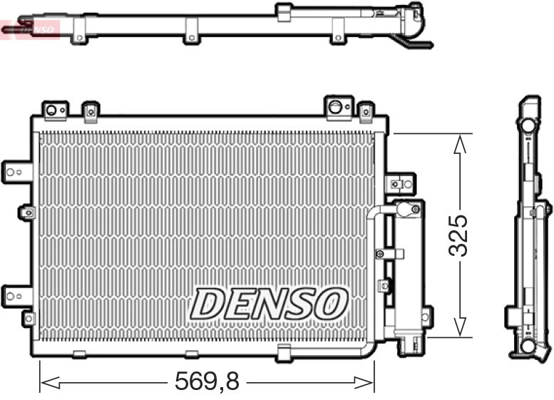 Condenseur, climatisation DENSO DCN41030