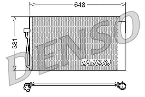 Condenseur, climatisation DENSO DCN05017