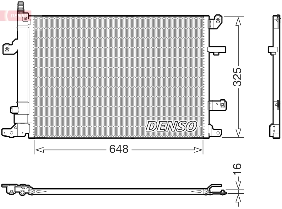 Condenseur, climatisation DENSO DCN33017