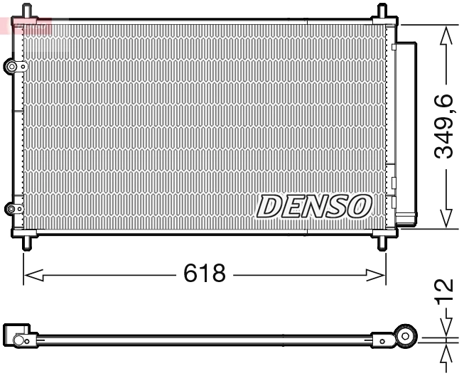 Condenseur, climatisation DENSO DCN50117