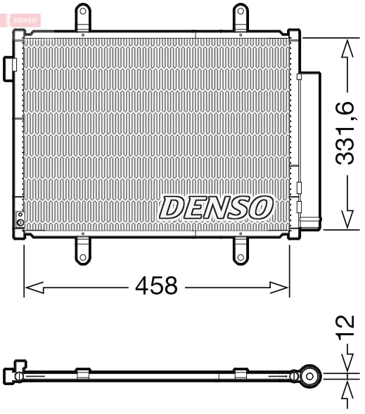 Condenseur, climatisation DENSO DCN47011