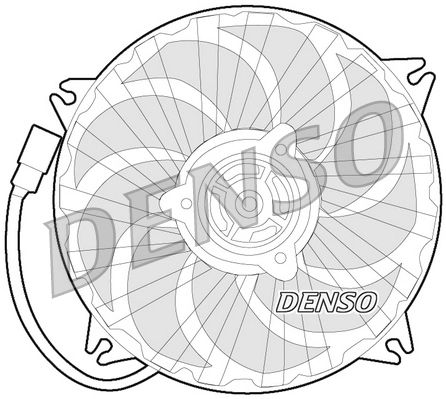 Ventilateur, refroidissement du moteur DENSO DER21017