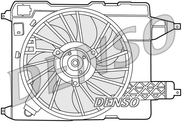 Ventilateur, refroidissement du moteur DENSO DER23002