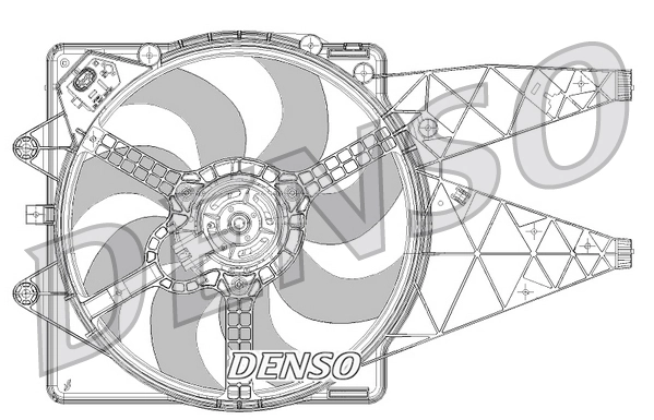 Ventilateur, refroidissement du moteur DENSO DER09094