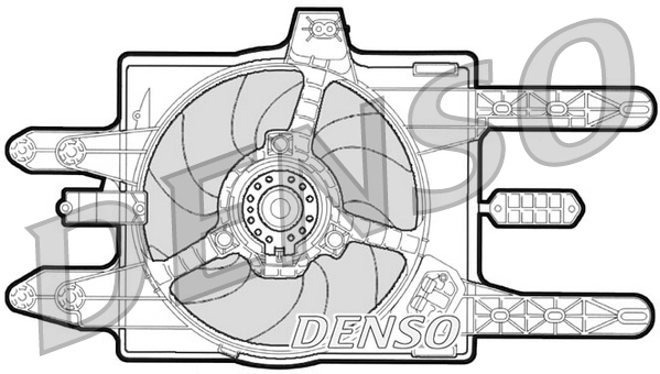 Ventilateur, refroidissement du moteur DENSO DER09031